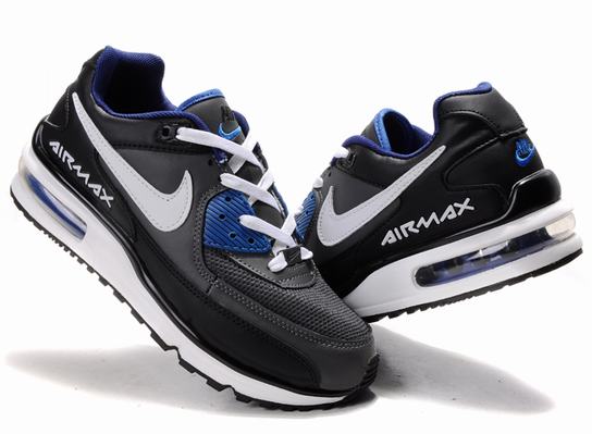 New Men'S Nike Air Max Ltd Black/Gray/White/Blue